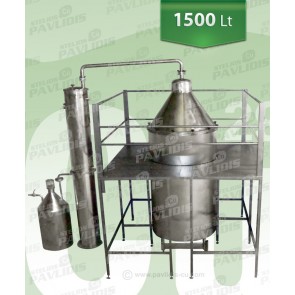 Βιομηχανικός αποστακτήρας Αιθέριων έλαιων SO-1.500lt